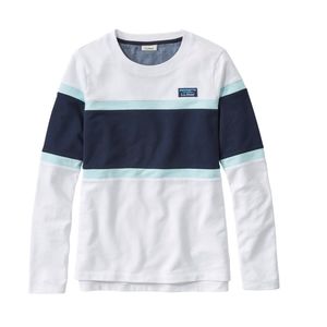 Cotton Rugby Colorblock Crewneck